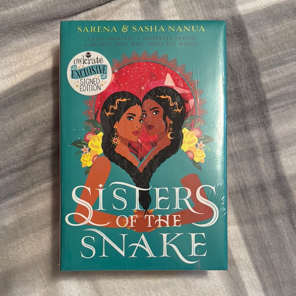 Sisters of the Snake Book - Teal and Red Cover